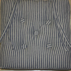 Hampton stripe denim seatpad